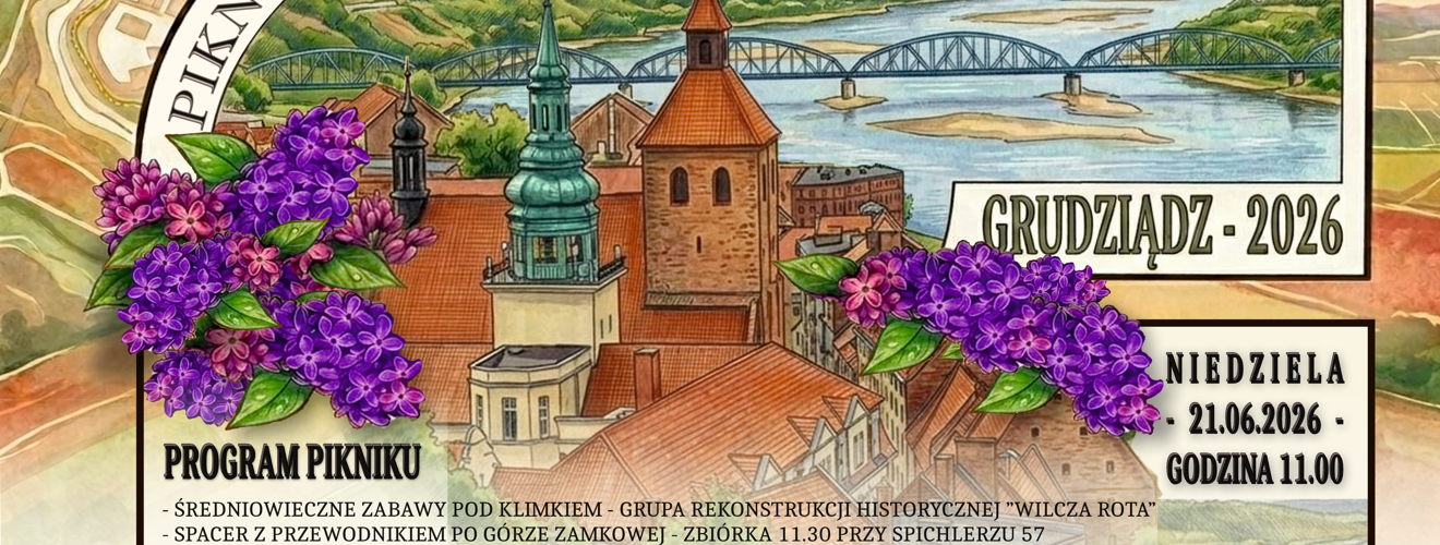 plakat pikniku z widokiem