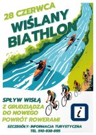 plakat promujący spływ Wisłą